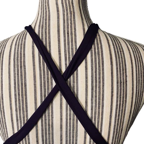 A.N.A A New Approach Purple & White Floral Crisscross Bikini Top Women Sz S - Picture 11 of 12